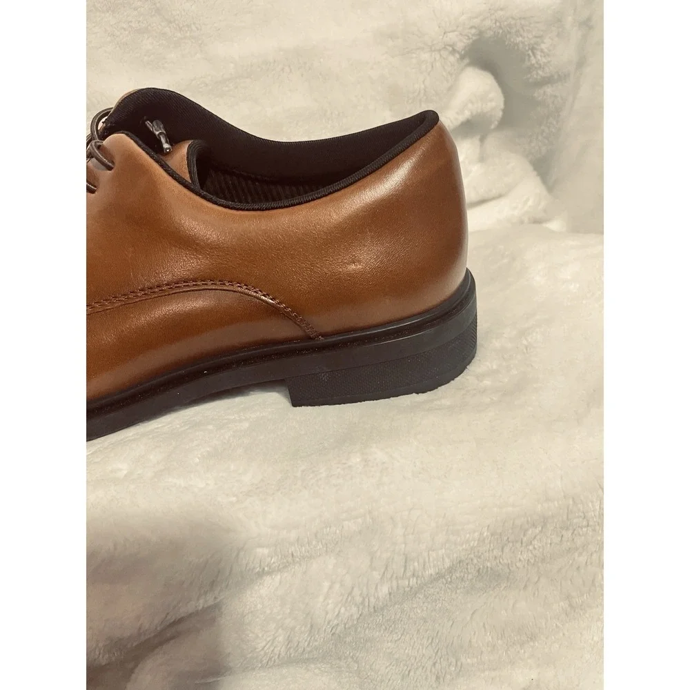 Alfani Quincy Men's Dress Shoes Brown Leather Oxford Size 8M NWNT